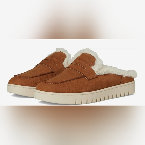 Vionic 9.5 Mule Clog Orthotic Arch Support Brown Suede Farmhouse Cottagecore - Picture 3 of 7